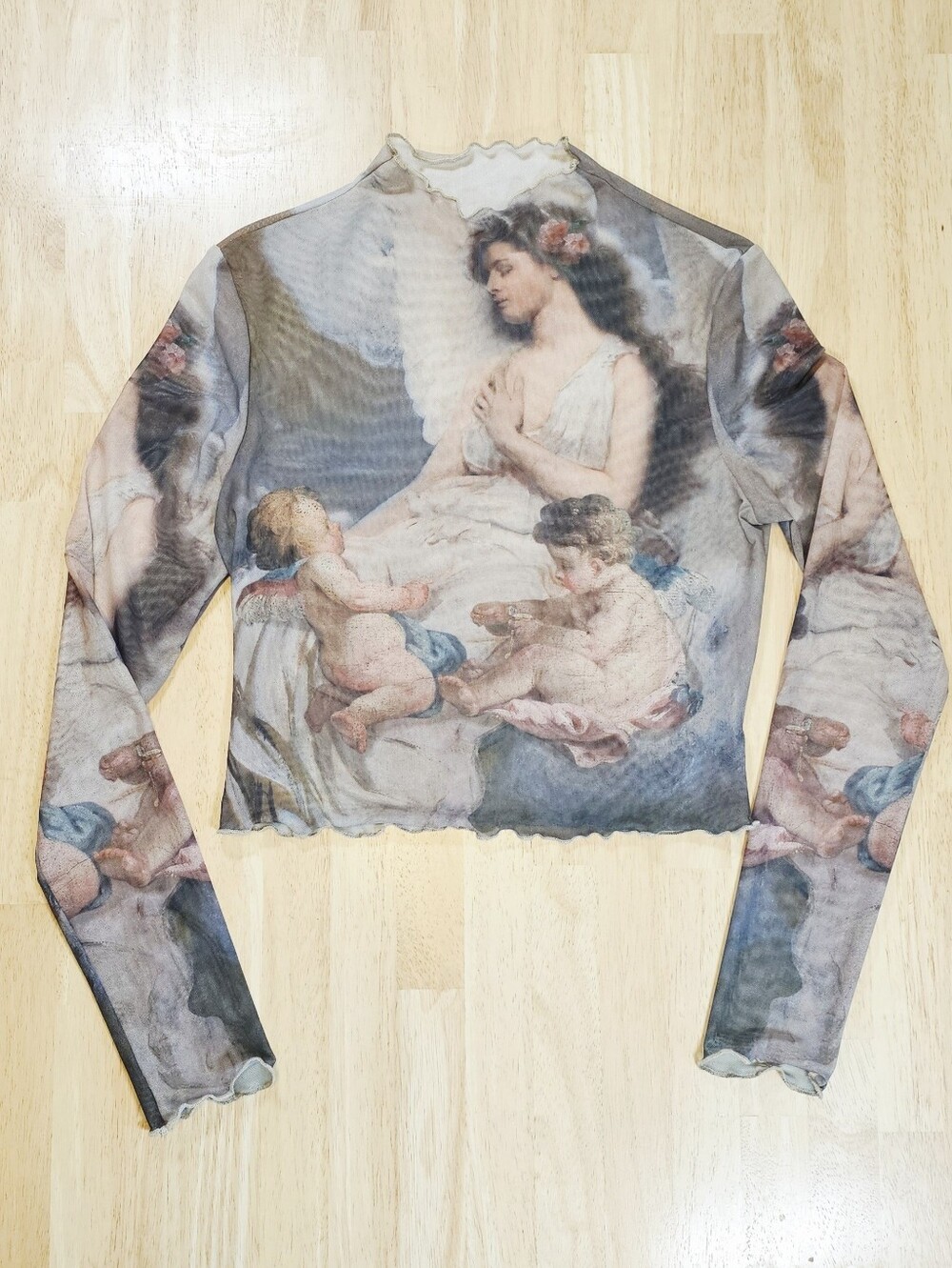 Angel Mesh Crop Top